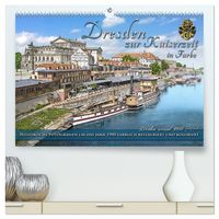 Produktbild: Historisches Dresden um 1900 neu restauriert und detailkoloriert (hochwertiger Premium Wandkalender 2026 DIN A2 quer), Kunstdruck in Hochglanz