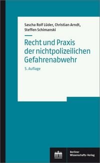 Produktbild: Recht und Praxis der nichtpolizeilichen Gefahrenabwehr