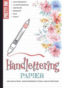 Produktbild: Handlettering Papier - &Uuml;bungsheft