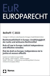 Produktbild: Rechtsstaatlichkeit in Europa: Unabh&auml;ngigkeit der Justiz und wirksame Rechtsmittel | Rule of Law in Europe: Judicial independence and effective remedi