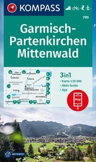 Bild vom Artikel KOMPASS Wanderkarte 790 Garmisch-Partenkirchen, Mittenwald 1:35.000 vom Autor 