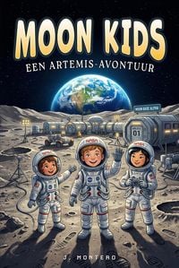 Produktbild: Moon Kids: Een Artemis-avontuur: Voorleesboek over drie kinderen op de maanbasis van NASA, echte wetenschap en ruimtevaart, 6 tot 10 jaar