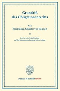 Produktbild: Grundri&szlig; des Obligationenrechts.