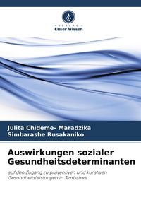 Produktbild: Auswirkungen sozialer Gesundheitsdeterminanten