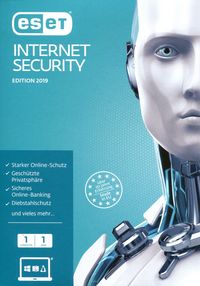 Produktbild: ESET Internet Security 2019 Edition 1 User (PC+Mac+Linux)