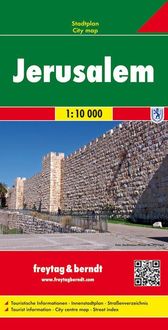 Jerusalem 1 : 10 000. Stadtplan Freytag-Berndt und Artaria KG