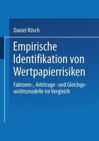 Produktbild: Empirische Identifikation von Wertpapierrisiken