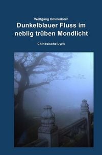 Produktbild: Dunkelblauer Fluss im neblig tr&uuml;ben Mondlicht