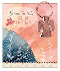 Produktbild: Engel-Schl&uuml;sselanh&auml;nger - So wie du bist, bist du ein Segen