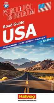 Produktbild: Hallwag Strassenkarte USA 1:3,8 Mio.