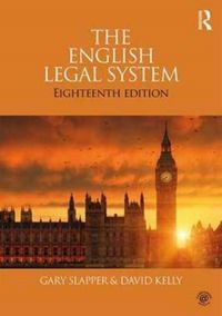 Produktbild: Slapper, G: English Legal System