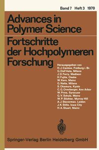 Produktbild: Fortschritte der Hochpolymeren Forschung