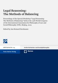 Produktbild: Legal Reasoning: The Methods of Balancing