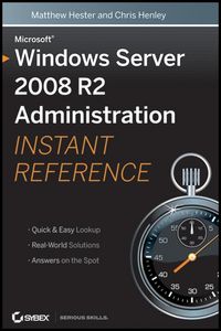 Produktbild: Microsoft Windows Server 2008 R2 Administration Instant Reference