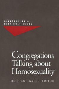 Produktbild: Congregations Talking about Homosexuality