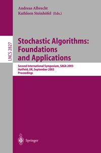 Bild vom Artikel Stochastic Algorithms: Foundations and Applications vom Autor Andreas Albrecht