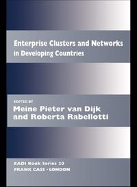 Produktbild: Enterprise Clusters and Networks in Developing Countries