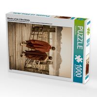 Produktbild: CALVENDO Puzzle M&ouml;nche auf der U Bein Br&uuml;cke | 1000 Teile Lege-Gr&ouml;&szlig;e 64x48cm Foto-Puzzle f&uuml;r gl&uuml;ckliche Stunden