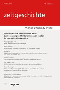 Produktbild: Geschichtspolitik im &ouml;ffentlichen Raum