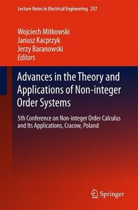 Produktbild: Advances in the Theory and Applications of Non-integer Order Systems