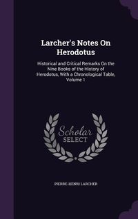 Produktbild: Larcher's Notes On Herodotus