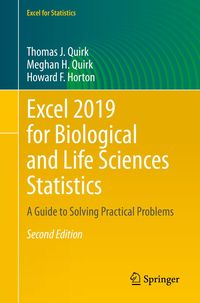 Produktbild: Excel 2019 for Biological and Life Sciences Statistics