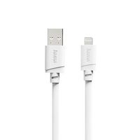 Produktbild: Hama USB-Ladekabel USB 2.0 Apple Lightning Stecker, USB-A Stecker 1m Wei&szlig; 00201800
