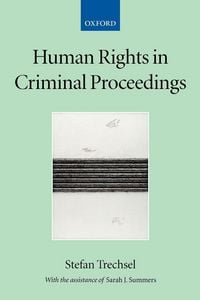Produktbild: Human Rights in Criminal Proceedings