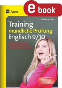 Produktbild: Training m&uuml;ndliche Pr&uuml;fung Englisch 9-10
