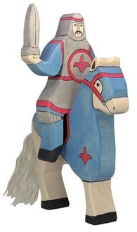 Produktbild: Blauer Ritter, reitend (ohne Pferd)