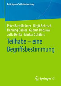 Produktbild: Teilhabe - eine Begriffsbestimmung