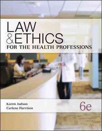Produktbild: Law & Ethics For The Health-6e