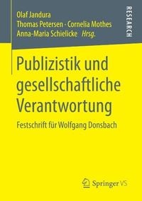 Produktbild: Publizistik und gesellschaftliche Verantwortung