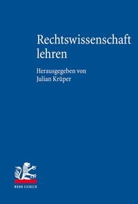Produktbild: Rechtswissenschaft lehren