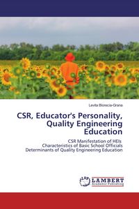 Produktbild: CSR, Educator's Personality, Quality Engineering Education