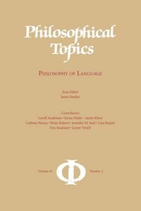 Produktbild: Philosophical Topics 45.2: Philosophy of Language