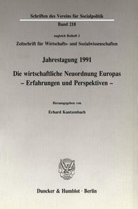 Produktbild: Die wirtschaftliche Neuordnung Europas.