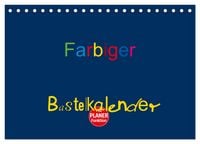 Produktbild: Farbiger Bastelkalender (Tischkalender 2026 DIN A5 quer), CALVENDO Monatskalender