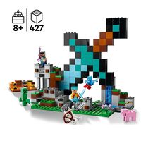 LEGO Minecraft 21244 Der Schwert-Außenposten Set, Spielzeug mit Figuren
