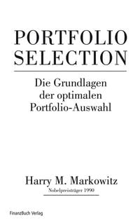 Produktbild: Portfolio Selection