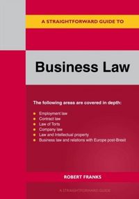 Produktbild: A Straightforward Guide to Business Law Revised Edition-2026