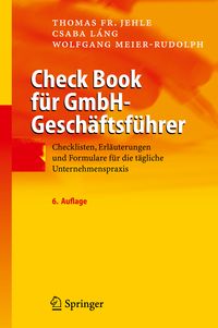 Produktbild: Check Book f&uuml;r GmbH-Gesch&auml;ftsf&uuml;hrer