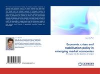 Produktbild: Economic crises and stabilisation policy in emerging market economies