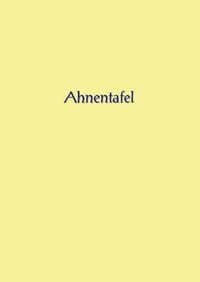 Produktbild: Ahnentafel zum Ausf&uuml;llen