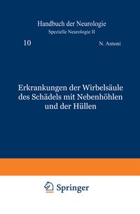 Produktbild: Erkrankungen der Wirbels&auml;ule des Sch&auml;dels mit Nebenh&ouml;hlen und der H&uuml;llen