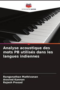 Produktbild: Analyse acoustique des mots PB utilis&eacute;s dans les langues indiennes
