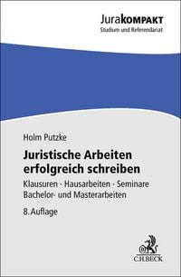 Produktbild: Juristische Arbeiten erfolgreich schreiben