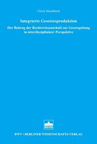 Produktbild: Integrierte Gesetzesproduktion