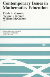Produktbild: Contemporary Issues in Mathematics Education