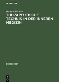Produktbild: Therapeutische Technik in der inneren Medizin